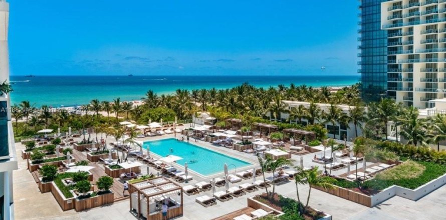 Кондоминиум с 1 спальней в Майами-Бич, Флорида № 1952563