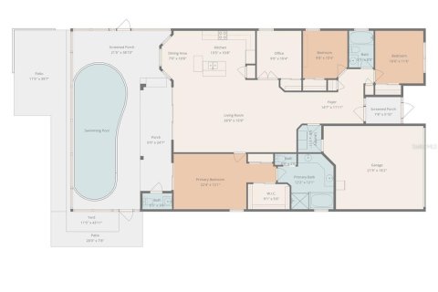 Villa ou maison à vendre à Bradenton, Floride: 3 chambres, 174.75 m2 № 2143298 - photo 19