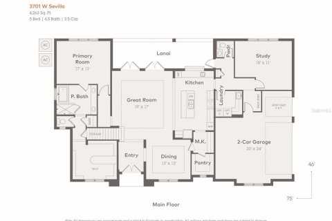 House in Tampa, Florida 5 bedrooms, 396.04 sq.m. № 1849775 - photo 2