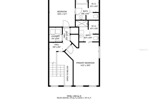 Купить таунхаус в Санфорд, Флорида 7 комнат, 119.75м2, № 1745185 - фото 21