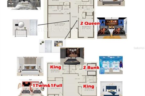 Купить виллу или дом в Клермон, Флорида 9 комнат, 406.54м2, № 2224952 - фото 3