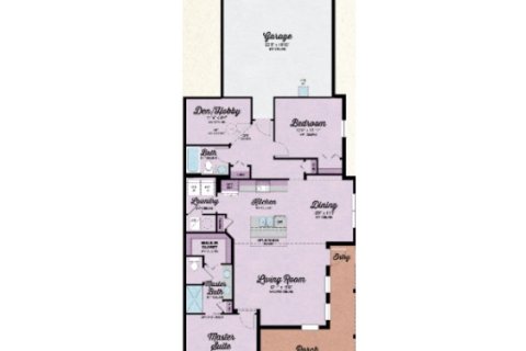 House floor plan «House», 2 bedrooms in Latitude Margaritaville