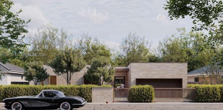 House in Miami, Florida 4 bedrooms, 309.18 sq.m. № 2033742