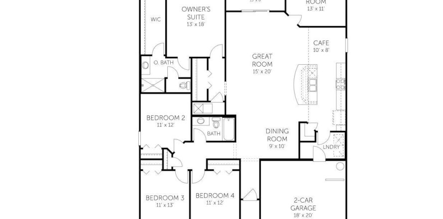 House in Jacksonville, Florida 4 bedrooms, 193.79 sq.m. № 824707