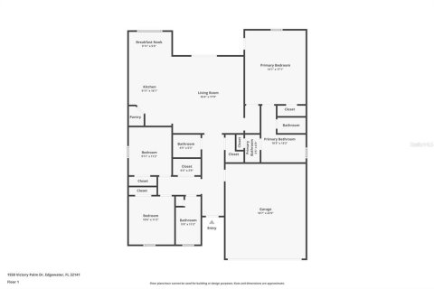 Casa en venta en Edgewater, Florida, 3 dormitorios, 151.8 m2 № 1909937 - foto 3