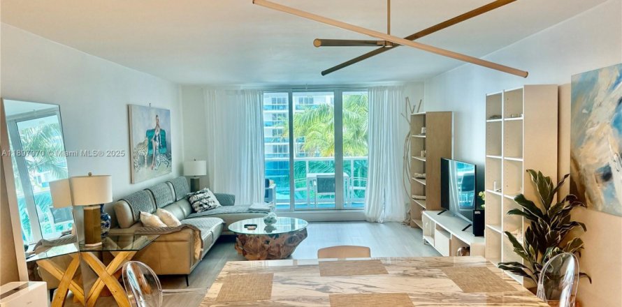 Кондоминиум с 1 спальней в Майами-Бич, Флорида № 1954673