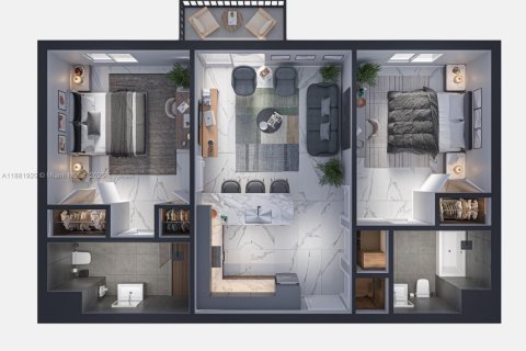 Apartment in North Miami, Florida 2 bedrooms, 83.7 sq.m. № 1924907 - photo 21