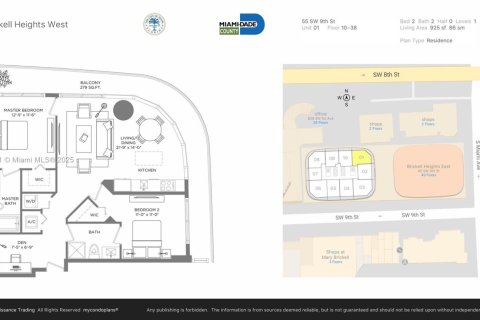 Condo in Miami, Florida, 2 bedrooms  № 1488755 - photo 24