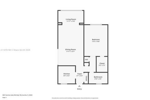 Copropriété à vendre à Sunrise, Floride: 1 chambre, 57.6 m2 № 1927773 - photo 13