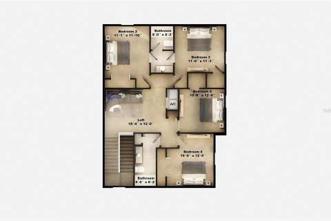 House in Orlando, Florida 5 bedrooms, 276.85 sq.m. № 1807379 - photo 3