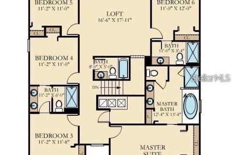 Casa en venta en Davenport, Florida, 6 dormitorios, 310.2 m2 № 1572756 - foto 26