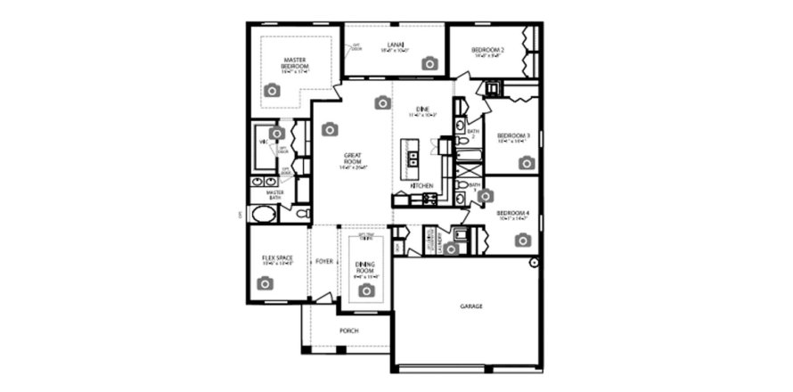 Villa ou maison à GRACELAND ESTATES à Thonotosassa, Floride 4 chambres, 226 m2 № 197308