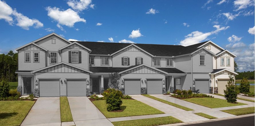 Таунхаус в Meadows at Oakleaf Townhomes в Джэксонвилл, Флорида 3 комнаты, 148м2 № 505453