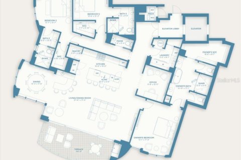 Купить кондоминиум в Сарасота, Флорида 12 комнат, 272.95м2, № 2150154 - фото 13