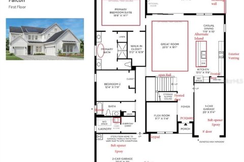 Villa ou maison à vendre à Apopka, Floride: 5 chambres, 370.4 m2 № 2215504 - photo 2