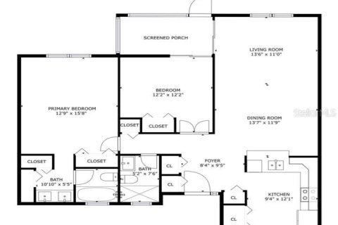 Villa ou maison à vendre à Palm Harbor, Floride: 2 chambres, 104.05 m2 № 1914624 - photo 5