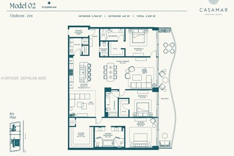 Condo in Pompano Beach, Florida, 3 bedrooms № 2413092 - photo 8