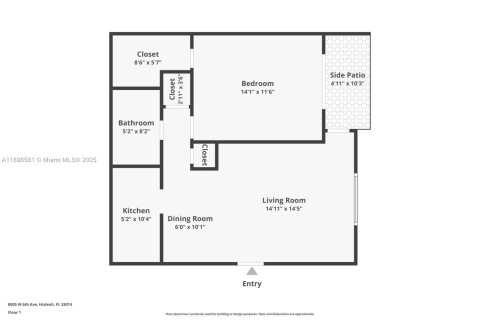Copropriété à vendre à Hialeah, Floride: 1 chambre, 54.81 m2 № 1948196 - photo 9