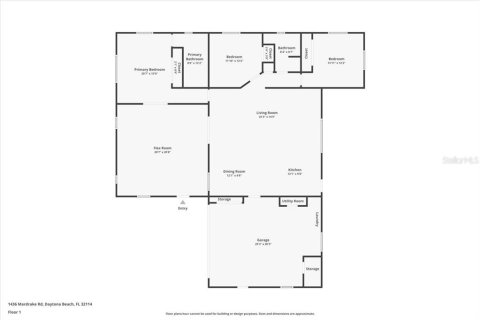Villa ou maison à vendre à Daytona Beach, Floride: 3 chambres, 132.39 m2 № 1894104 - photo 2