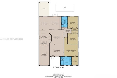 House in Miami, Florida 3 bedrooms, 156.17 sq.m. № 1996521 - photo 26