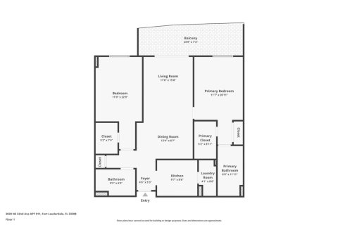 Copropriété à vendre à Fort Lauderdale, Floride: 2 chambres, 103.12 m2 № 1040714 - photo 1