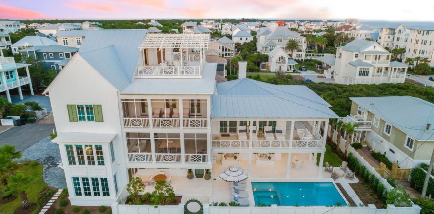 House in Inlet Beach, Florida 6 bedrooms, 638.24 sq.m. № 558577