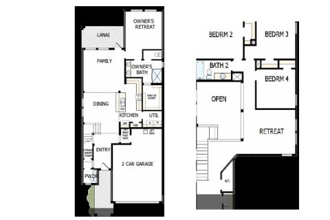 House floor plan «House», 4 rooms in Waterset Garden Series