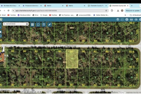 Land in Port Charlotte, Florida № 2160080