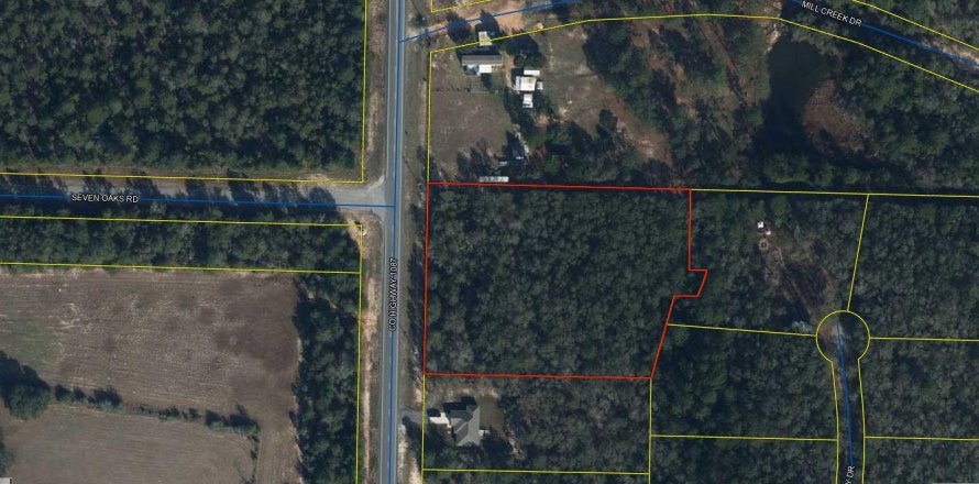 Terreno en De Funiak Springs, Florida № 561862