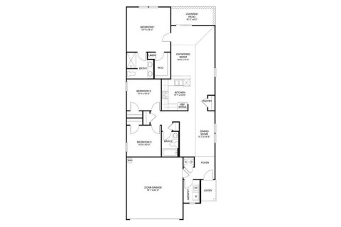 House in Bunnell, Florida 3 bedrooms, 135.54 sq.m. № 2239365 - photo 2