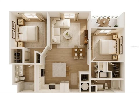 Apartamento en alquiler en Sarasota, Florida, 2 dormitorios, 107.86 m2 № 1913078 - foto 25