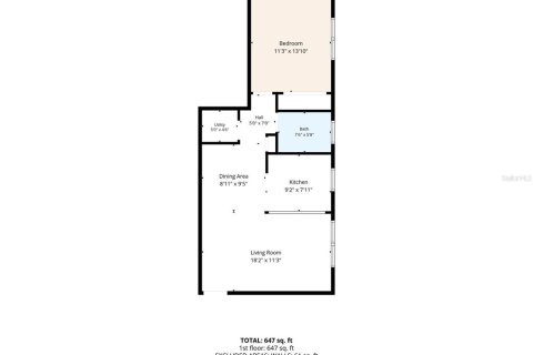 Condo in Saint Petersburg, Florida, 1 bedroom № 2211827 - photo 2