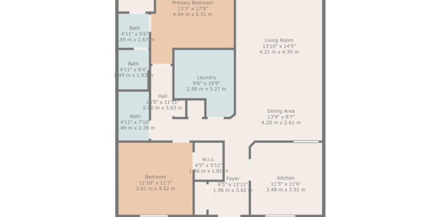 Condominio en Tamarac, Florida, 2 dormitorios № 1098941