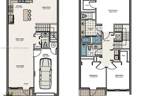 Touwnhouse à louer à Miami, Floride: 3 chambres, 155.89 m2 № 1986271 - photo 1