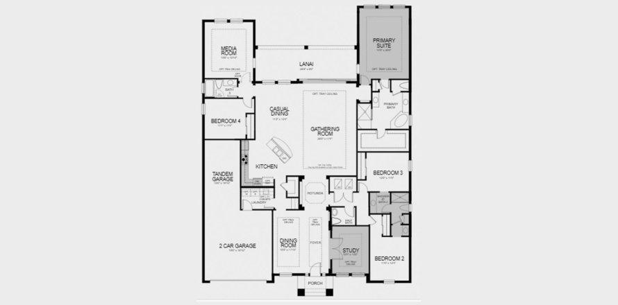 Touwnhouse à THE CANYONS AT HIGHLAND RANCH à Clermont, Floride 5 chambres, 365 m2 № 102889