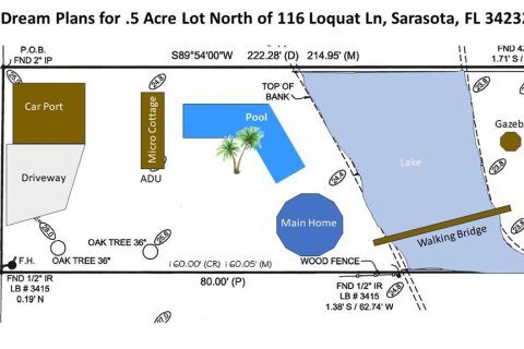 Terreno en venta en Sarasota, Florida № 1201889 - foto 2