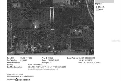 Terreno en venta en Gainesville, Florida № 1555584 - foto 1