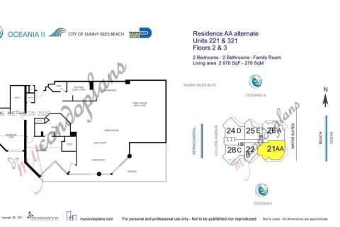Copropriété à vendre à Sunny Isles Beach, Floride: 3 chambres, 275.92 m2 № 1999202 - photo 29