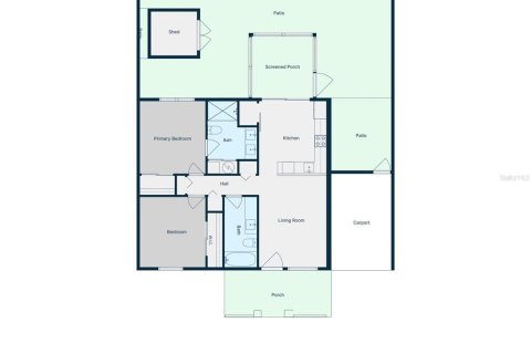 Townhouse in Tampa, Florida 2 bedrooms, 86.21 sq.m. № 2231529 - photo 26