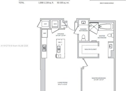 Condo in Miami, Florida, 1 bedroom  № 2015645 - photo 20