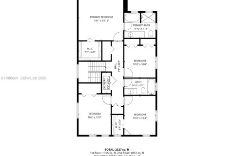 Купить виллу или дом в Хомстед, Флорида 5 спален, 201.6м2, № 2044986 - фото 23