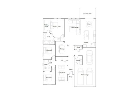 House floor plan «227SQM», 3 bedrooms in STONEYBROOK HILLS