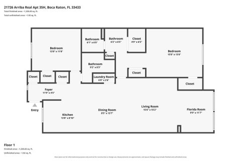 Condominio en venta en Boca Raton, Florida, 2 dormitorios, 112.97 m2 № 2379934 - foto 19