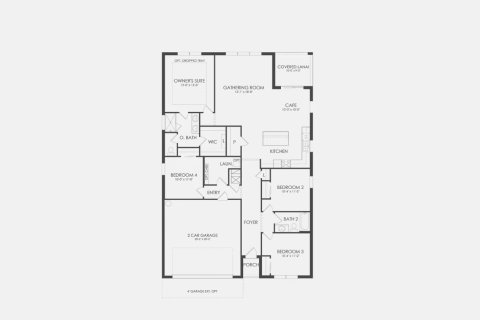 Townhouse floor plan «172SQM HIGHGATE», 4 bedrooms in HIGHPOINTE