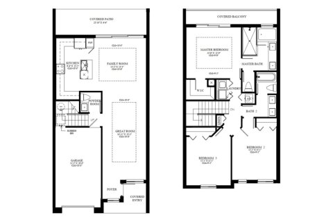 House floor plan «206SQM THE ADELINE», 3 bedrooms in SABBIA BEACH