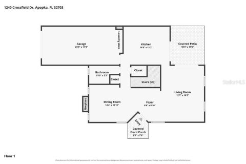 Villa ou maison à louer à Apopka, Floride: 3 chambres, 133.97 m2 № 2423905 - photo 2