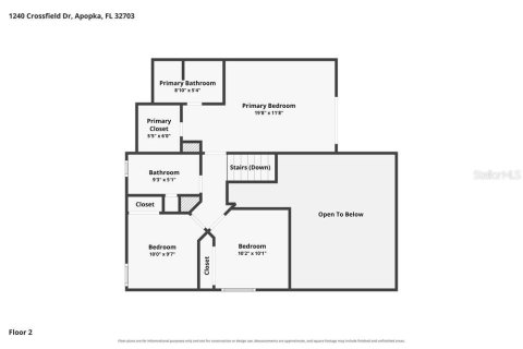 Villa ou maison à louer à Apopka, Floride: 3 chambres, 133.97 m2 № 2423905 - photo 3