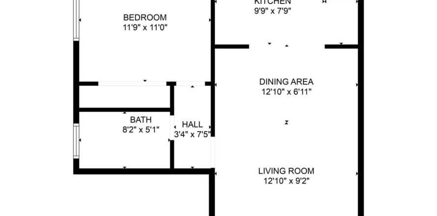 Casa en Oakland Park, Florida 1 dormitorio № 1186476