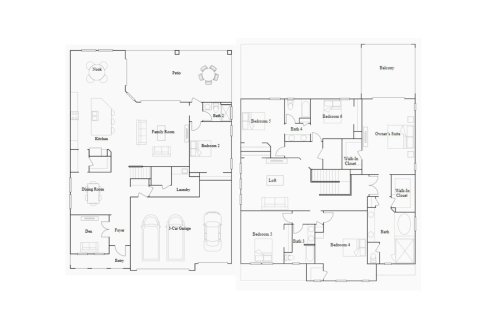 House floor plan «412SQM», 6 bedrooms in ESTANCIA