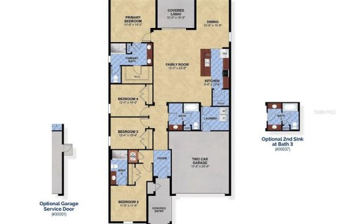 Villa ou maison à vendre à Groveland, Floride: 4 chambres, 199.83 m2 № 2425549 - photo 7